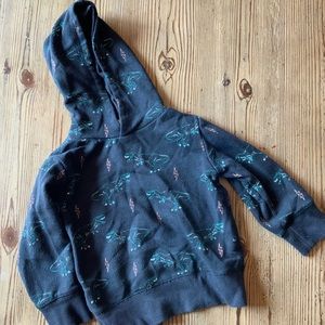 Cotton On Kids Dinosaur Sweatshirt Hoodie • Size 2